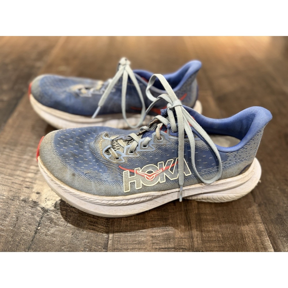 Women's HOKA ONE‎ ONE MACH 6 Running Shoes Size 8.5B Colorful